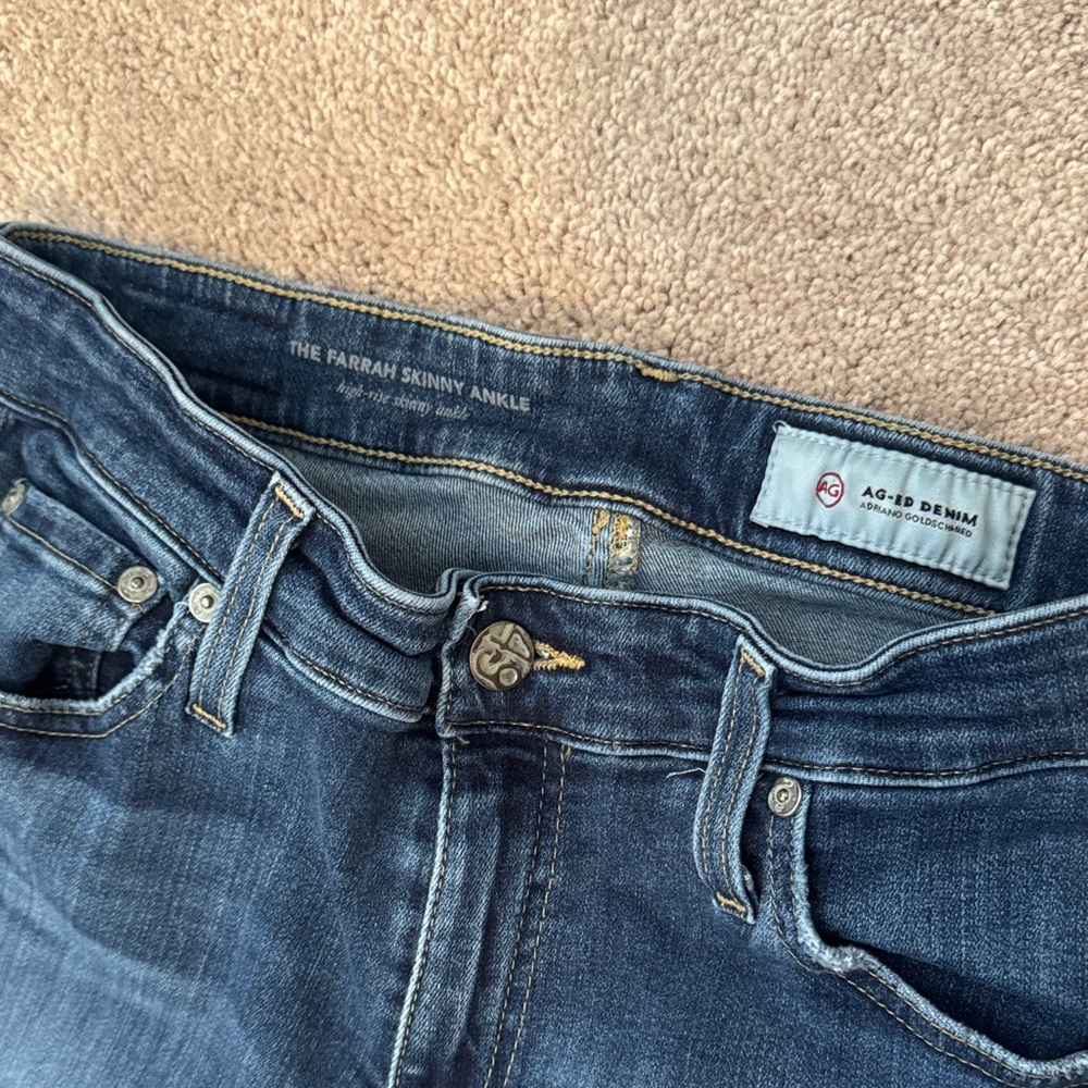 AG Adriano Goldschmied Women's Dark Blue Skinny Jeans
